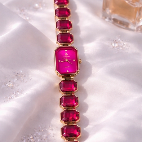 Swarovski Koyu Pembe Taşlı