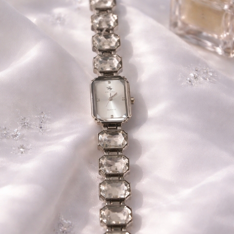 Swarovski Silver Beyaz Taşlı