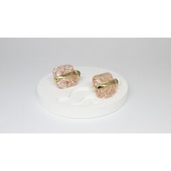 Pudra Pembe Şeker Küpe