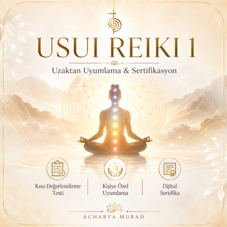 USUI REİKİ 1 – UZAKTAN UYUMLAMA & SERTİFİKASYON