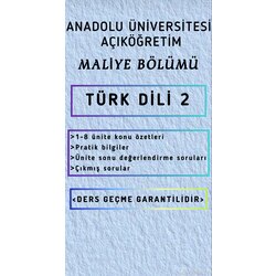 TÜRK DİLİ 2