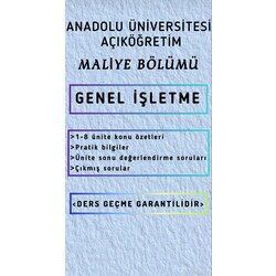 GENEL İŞLETME