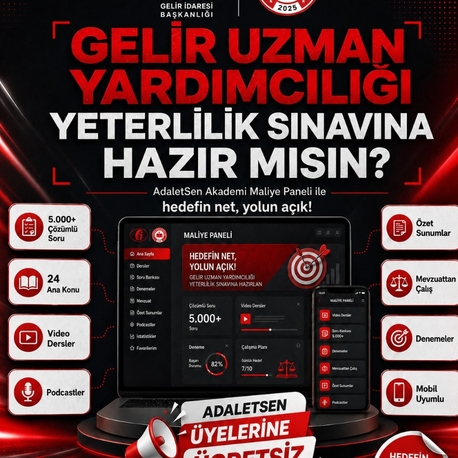 GELİR UZMAN YARDIMCILIĞI YETERLİLİK SİNAVİ