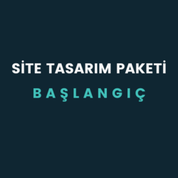 Site Tasarım Paketi | Başlangıç