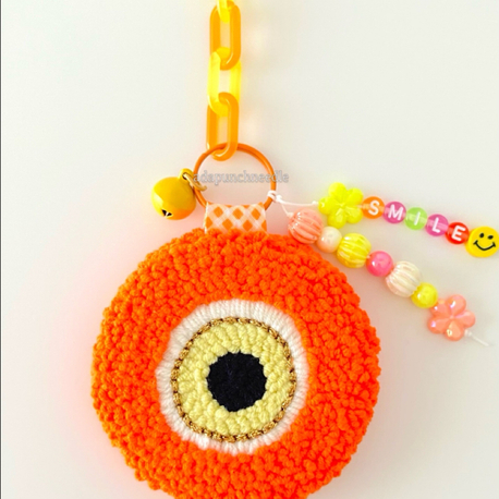 Punch Nakışı Charm Anahtarlık