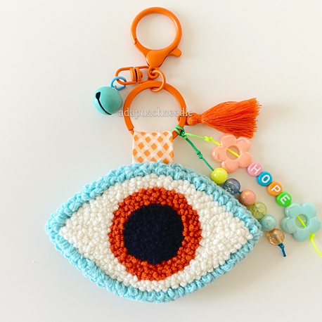 Punch Nakışı Charm Anahtarlık