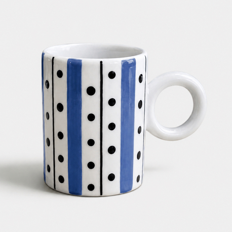 Domino- Espresso/Türk Kahvesi Fincanı- Mavi