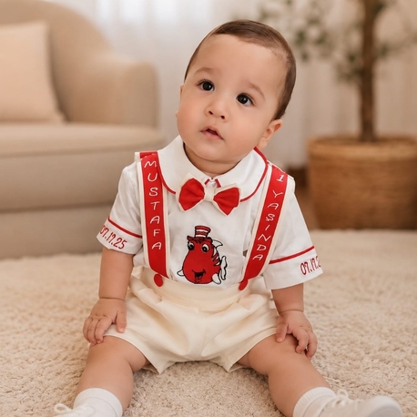 kırmızı balik salopet 