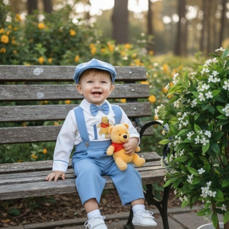 Kişiselleştirilebilir Winnie the Pooh Konseptli Doğum Günü Takımı