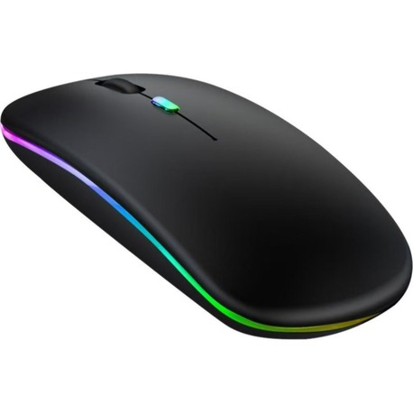 Classone RGB-100F Rgb Işıklı, Efektli, Silent-Sessiz, rf Kablosuz, Bluetooth Mouse - Siyah