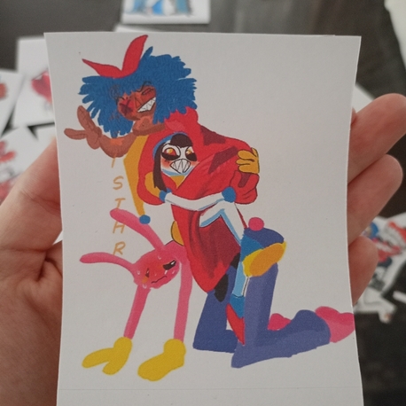 Evil Trio sticker (The Amazing Digital Circus) 
