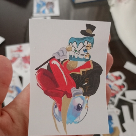 Evil Caine sticker 