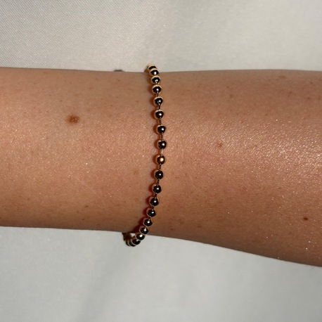 Top Zincir Gold Bileklik