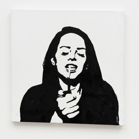 Lana Del Rey / Hand-Painted Acrylic Canvas 