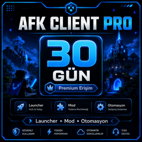 AFK Client Pro – 30 Gün