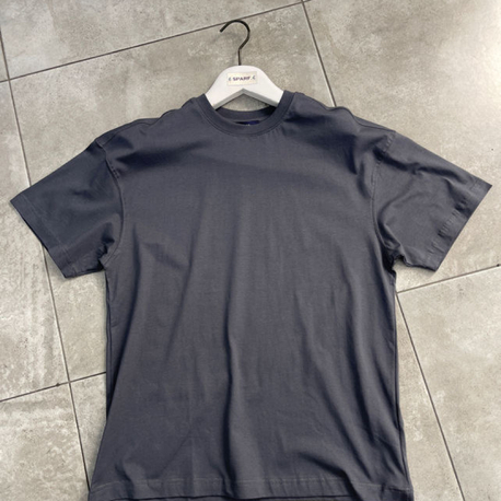 Oversize Fit Antrasit %100 Pamuk Erkek T-Shirt