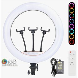 45 cm 18"nc RGB LED yayın ışığı 