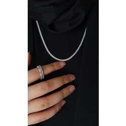 3MM | Choker Baguette Su Yolu Kolye