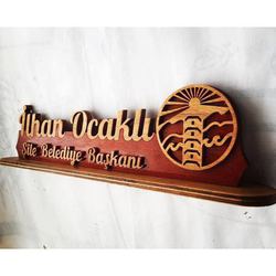 Masa Üstü Logolu İsimlik