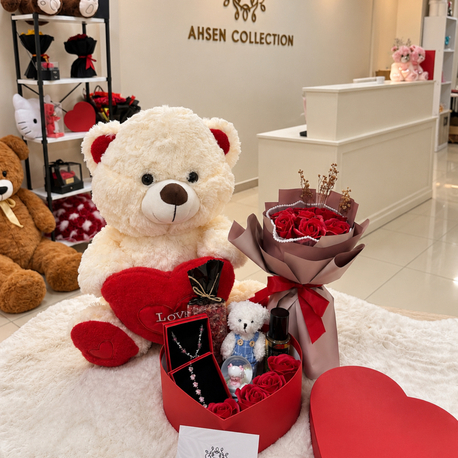 Mini love kırmızı özel set