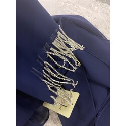 Kristal El İşlemeli Taşlı Şal