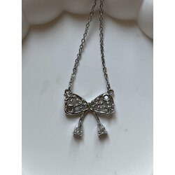 Kurdele Kolye Silver