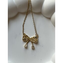 Kurdele Kolye Gold