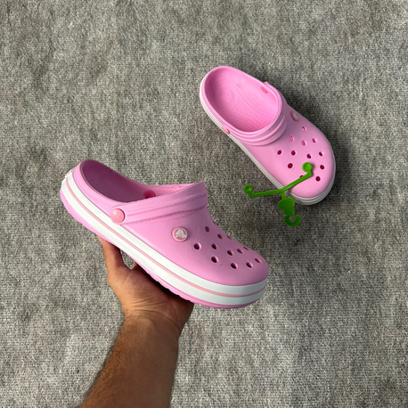 Crocs crocband Pink New