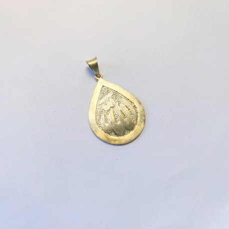 Allah Yazılı Kolye Ucu 925 Ayar Gümüş