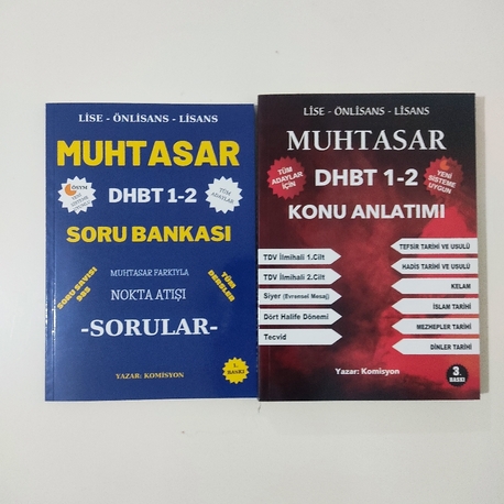 DHBT ÖZET KİTABI+ SORU BANKASI 
