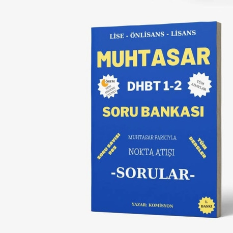 DHBT NOKTA ATIŞI SORU BANKASI 
