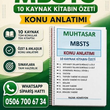 MBSTS ÖZET NOTU 