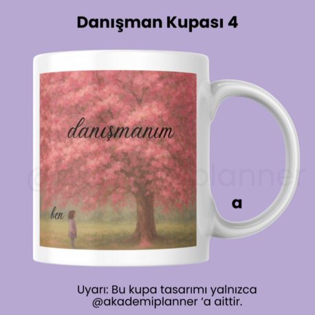 Danışmana Hediyelik Kupa Modeli 4 Danışmanım Ben