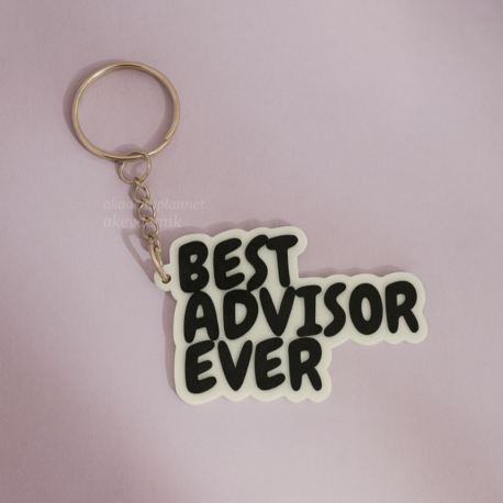 Best Advisor Ever SB AKEYDEMİK Anahtarlık Charm Aksesuar