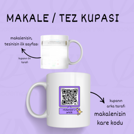 Makale / Tez Kupası 2 Kare Kodlu 