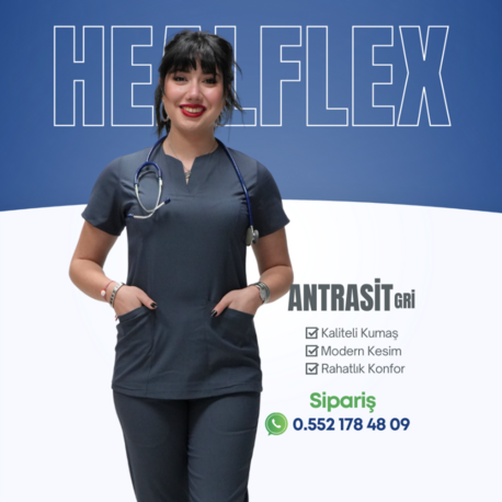 Antrasit Gri Kadın Healflex Takım