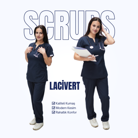 Kadın Lacivert Likralı Takım