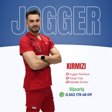Erkek Kırmızı Jogger Takım
