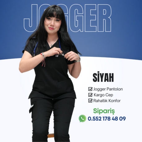 Siyah Kadın Jogger Takım
