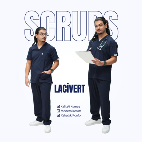 Erkek Lacivert Likralı Takım