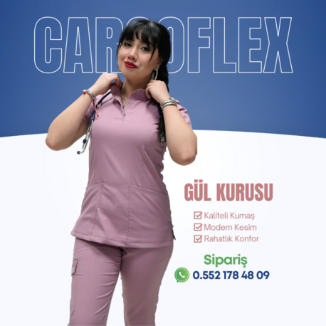Kadın Gül Kurusu Cargoflex Takım