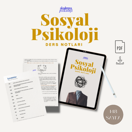 Sosyal Psikoloji - Kapsamlı Öğrenci Notları (PDF) 