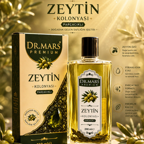 Zeytin Yaprağı Parçacıklı Kolonya