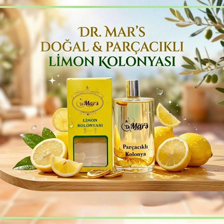 Limon Parçacıklı Kolonya