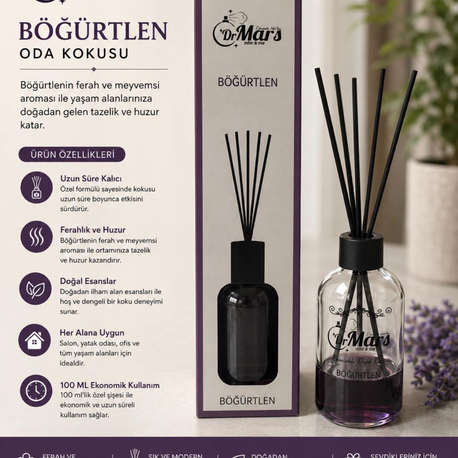 Bambu Çubuklu Oda Kokusu - Böğürtlen