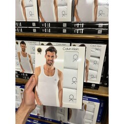 Calvin Klein 3’Lü beyaz atlet