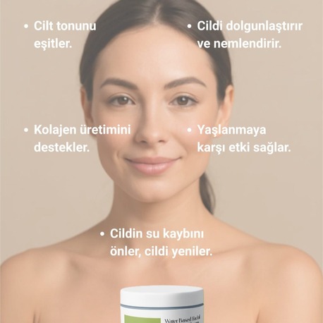 AKERD COSMETİCS Su bazlı Krem Yoğun Nemlendirici Yüz Kremi. Tüm Cilt Tipleri İçin.