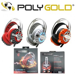 POLYGOLD PG-6968 PROFESYONEL OYUNCU KULAKLIK MİKROFONLU