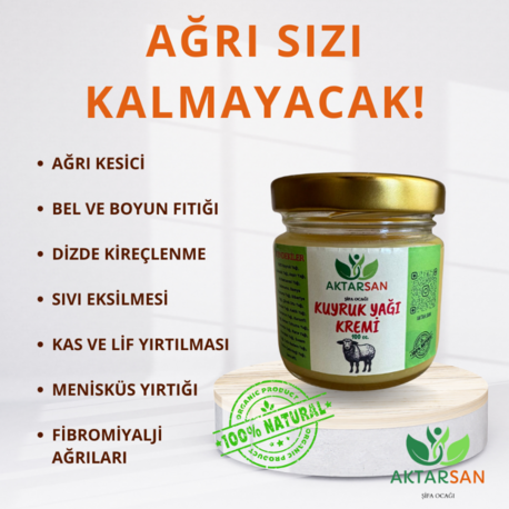 KUYRUK YAĞI KREMİ (ZENGİNLEŞTİRİLMİŞ EL YAPIMI GÜÇLÜ FORMÜL)