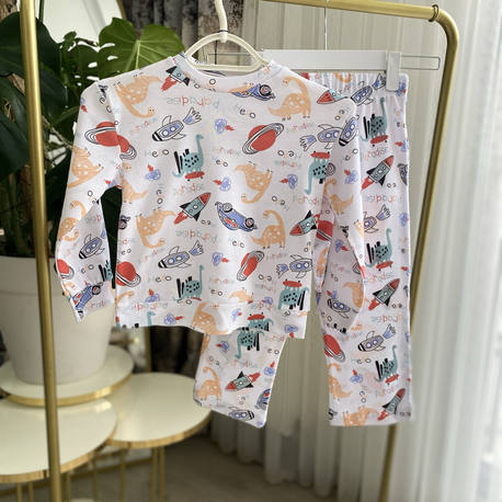 Erkek Çocuk Uzay Pijama Takımı